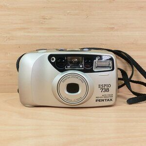 Vintage Pentax Espio 738 Point and Shoot Film Camera, 38-70 mm Pentax Zoom Lens